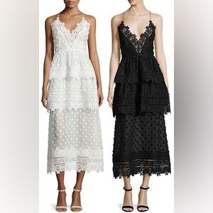 Self Portrait Ivy Dress Black